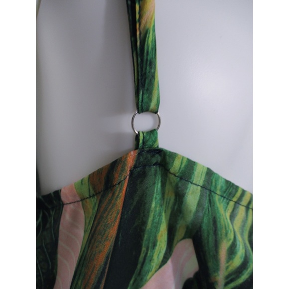 ZAFUL Tropical Leaf Print Cami Mini Dress Size M - Picture 4 of 16